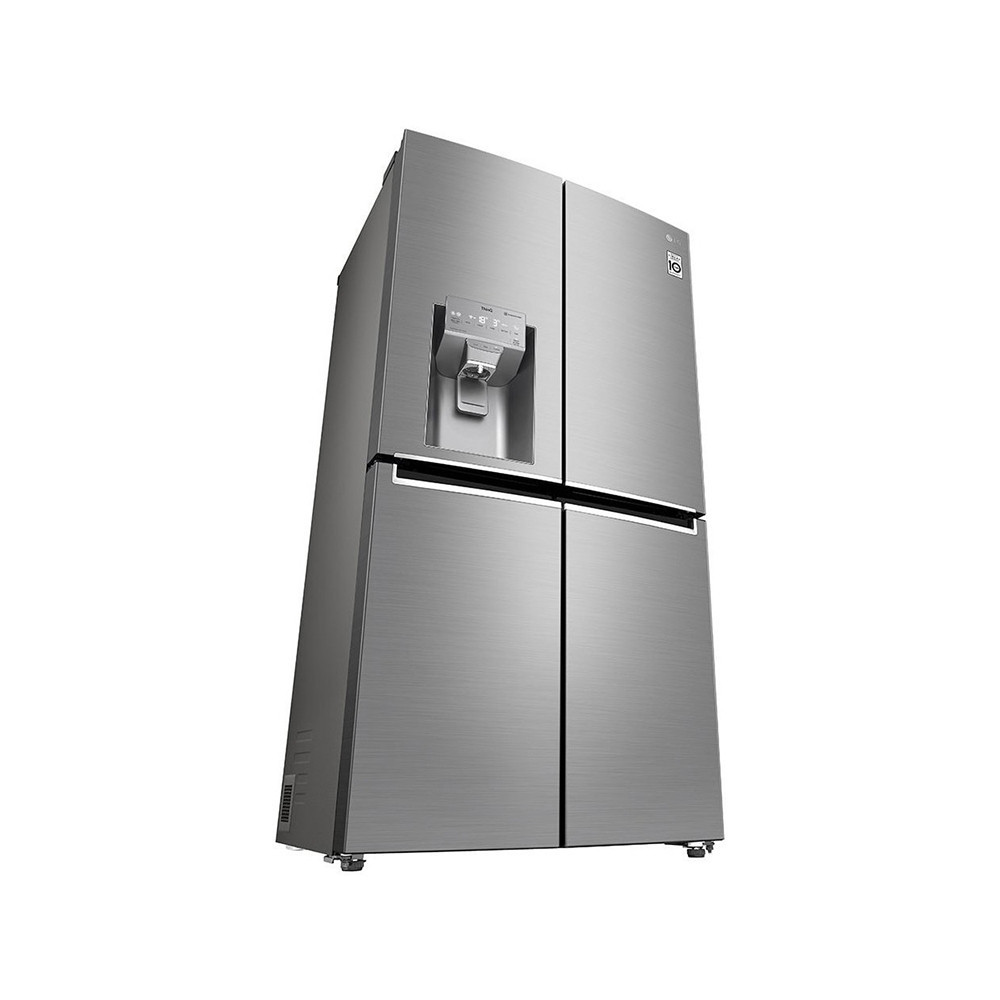 LG 674 litres Side by Side Refrigerator, Noble Steel